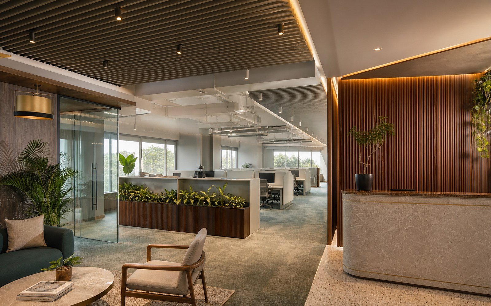 Commercial and office spaces